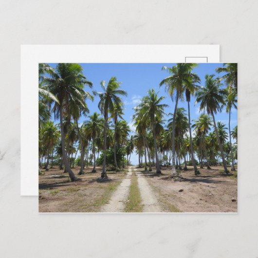 Rangiroa weg naar het paradijs briefkaart (Voorkant / Achterkant)