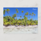 Rangiroampalmen Briefkaart (Voorkant)