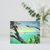 Rangitoto Island, Nieuw-Zeeland briefkaart (Staand voorkant)