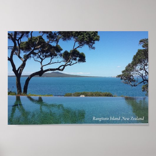Rangitoto Island, Nieuw-Zeeland Poster (Voorkant)