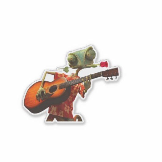 Rango Pet Chameleon Reptiles Sticker (Voorkant)