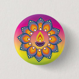 Rangoli 001 ronde button 3,2 cm