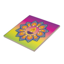 Rangoli 001 tegeltje