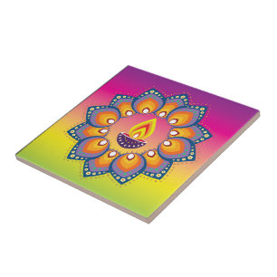 Rangoli 001 tegeltje