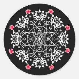 Rangoli 002 ronde sticker
