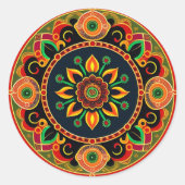Rangoli Design sticker (Voorkant)