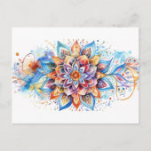 Rangoli experimenteert dagelijks briefkaart (Voorkant)