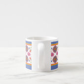  Rangoli Floral Borders Espresso Mok (Achterkant)