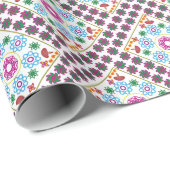 RANGOLI-ONTWERP CADEAUPAPIER (Rol Hoek)