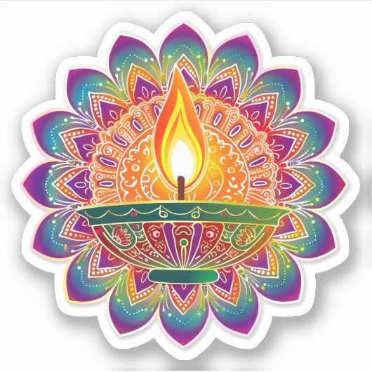 Rangoli Sticker (Voorkant)