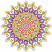 Rangoli-sticker Sticker (Voorkant)