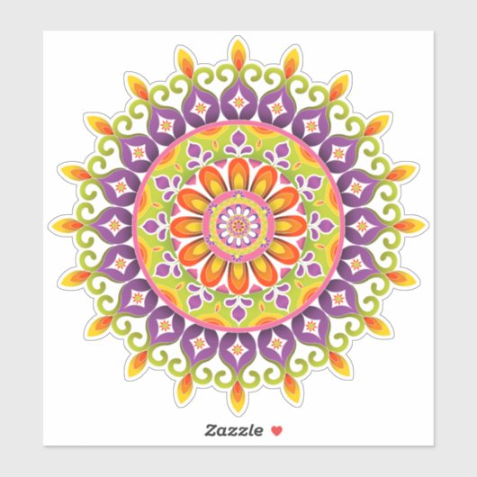 Rangoli-sticker Sticker (Vel)