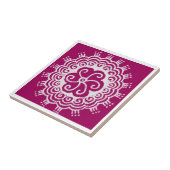 Rangoli Tegeltje (Zijkant)