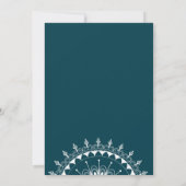 Rangoli-uitnodigingskaart Kaart (Achterkant)