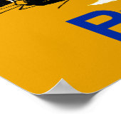 Rangoon, Birma-reisposter Poster (Hoek)