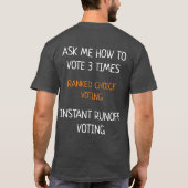 Rangorde stemmen T-Shirt (Achterkant)