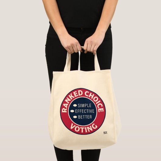 Rangorde stempels en keuzes tote bag (Voorkant (product))