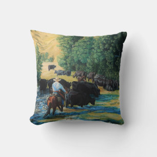 Rangpaard en Hoedanveestapel Kussen