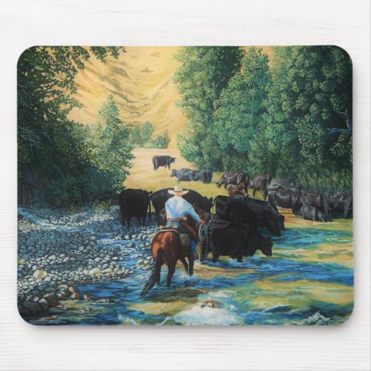 Rangpaard en Hoedanveestapel Muismat (Voorkant)