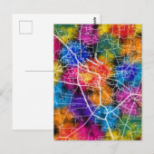 Rangpur Bangladesh Stadsplattegrond Briefkaart (Voorkant / Achterkant)