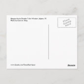 Rangra Movie Theater Ticket Window, Alpine, TX Briefkaart (Achterkant)