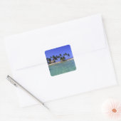 Ranguana Caye, Belize Vierkante Sticker (Envelop)