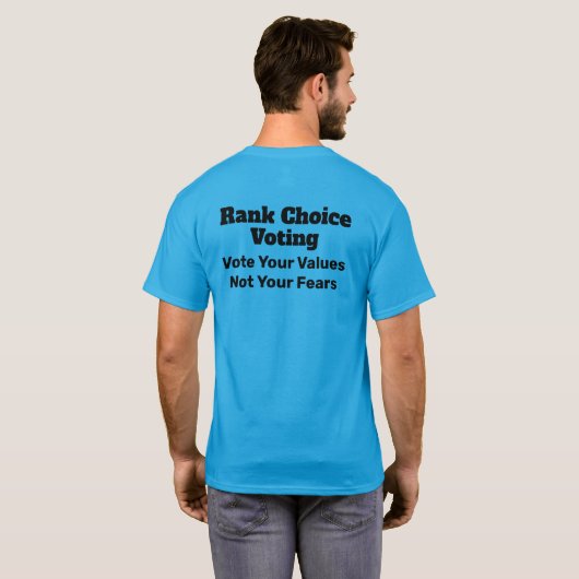 Rank Choice T-shirt (Achterkant volledig)