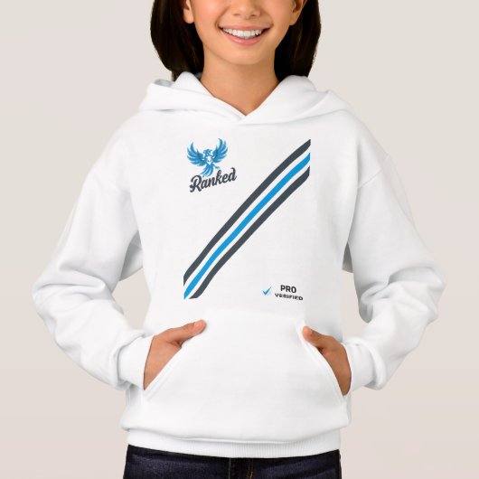 Ranked Pro Gamer Stripe Hoodie (Voorkant)