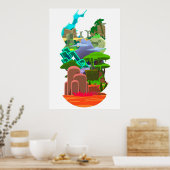 rankergebieden poster (Keuken)