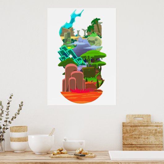 rankergebieden poster (Keuken)