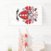 Rankin Family Crest Coat of Arms Spandoek (Insitu)