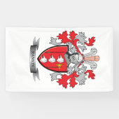 Rankin Family Crest Coat of Arms Spandoek (Horizontaal)