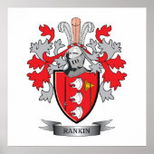 Rankin Family Crest Coat. Poster (Voorkant)
