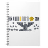 Ranks voor het militaire leger notitieboek (Voorkant)