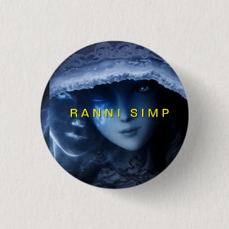 Ranni face from Elden ring, version RANNI SIMP Ronde Button 3,2 Cm