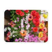 Rannunculus Lente Bloemen Bloemen Bloemen Verjaard Magneet (Horizontaal)