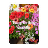 Rannunculus Lente Bloemen Bloemen Bloemen Verjaard Magneet (Verticaal)