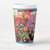 Rannunculus Lente Bollen Bloemen Bloemen Latte Mok (Voorkant)