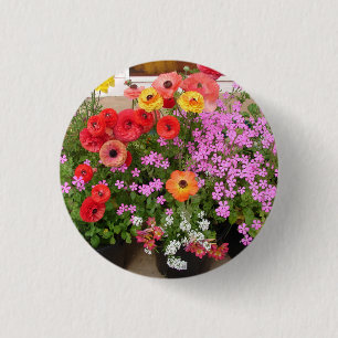Rannunculus Lente Bollen Bloemen Bloemen Ronde Button 3,2 Cm