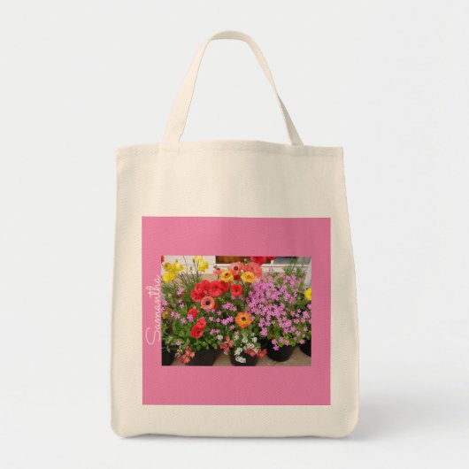 Rannunculus Lente Bollen Bloemen Bloemen Tote Bag (Voorkant)
