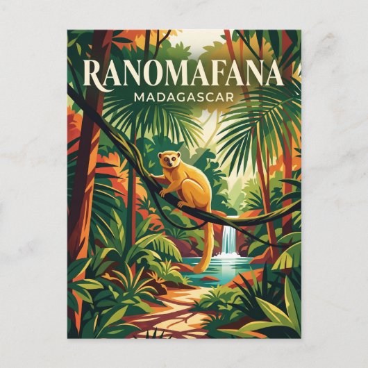 Ranomafana Nationaal Park Madagaskar Briefkaart (Voorkant)