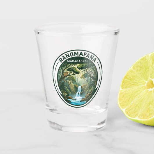 Ranomafana Nationaal Park Madagaskar Shot Glas (Voorkant)