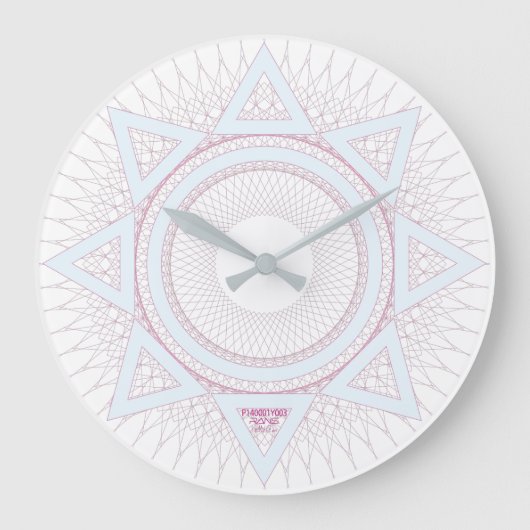 RANS Wall Clock. P140001Y003 ラージ壁時計 Grote Klok (Voorkant)