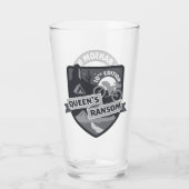 Ransom 10th Edition Pint Glass, koningin Glas (Achterkant)