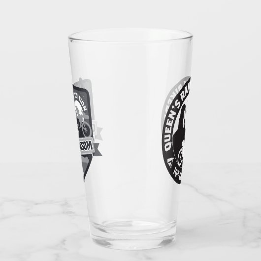 Ransom 10th Edition Pint Glass, koningin Glas (Rechts)