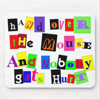 Ransom Note Mousepad Muismat