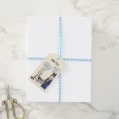 Rant Cartoon Geel Gift Label Cadeaulabel (Met Touw)