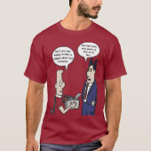 Rant Cartoon Mannen Shirt (Voorkant)