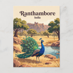 Ranthambore Nationaal Park India Briefkaart