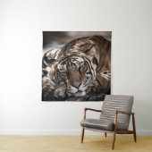 Ranthambore tijger: close-up fijne kunst. wandkleed (In situ)